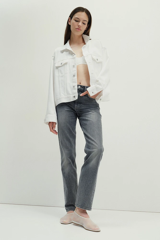 Jean droit Taille Amincie et Haute