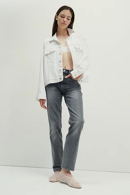 Jean droit Taille Amincie et Haute