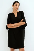 MAMA Before & After Linen-Blend Dress