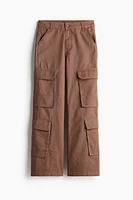 Wide-leg Cargo Pants