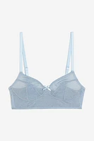 Soft-cup Mesh Bra