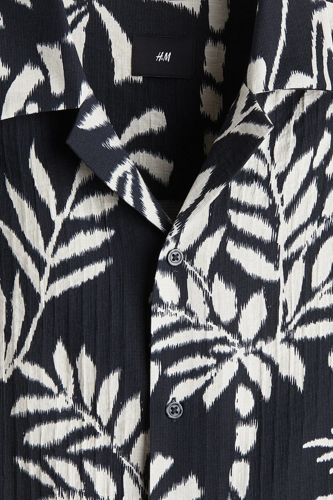 Chemise classique avec col cubain