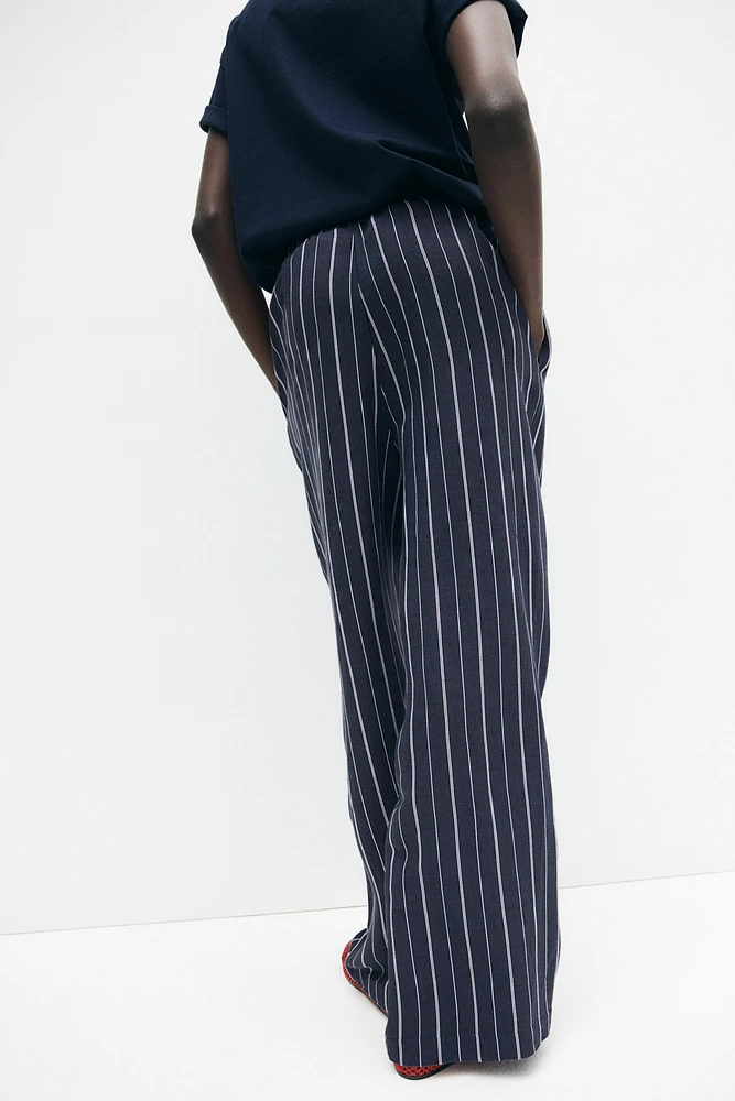 Pantalon en lin mélangé