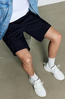 Regular Fit Nylon Cargo Shorts