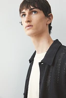 Loose-Fit Waffled Resort Shirt