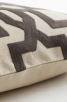 Housse de coussin à motif