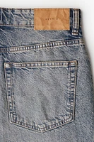 Bermuda Baggy High Denim Shorts