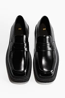 Square-Toe Loafers