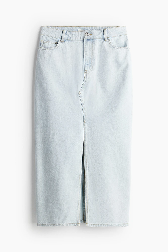Denim Midi Skirt