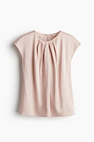 Pleat-Front Blouse