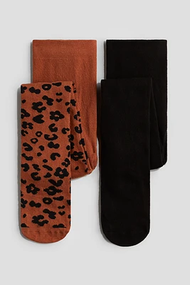 2-pack Fine-knit Tights