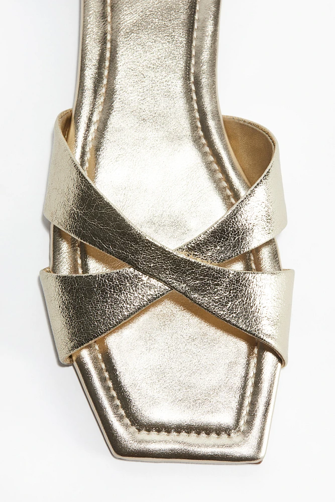 Crossover-Strap Sandals
