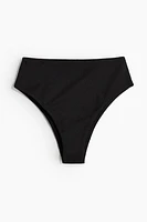 High Waist Cheeky Bikini Bottoms