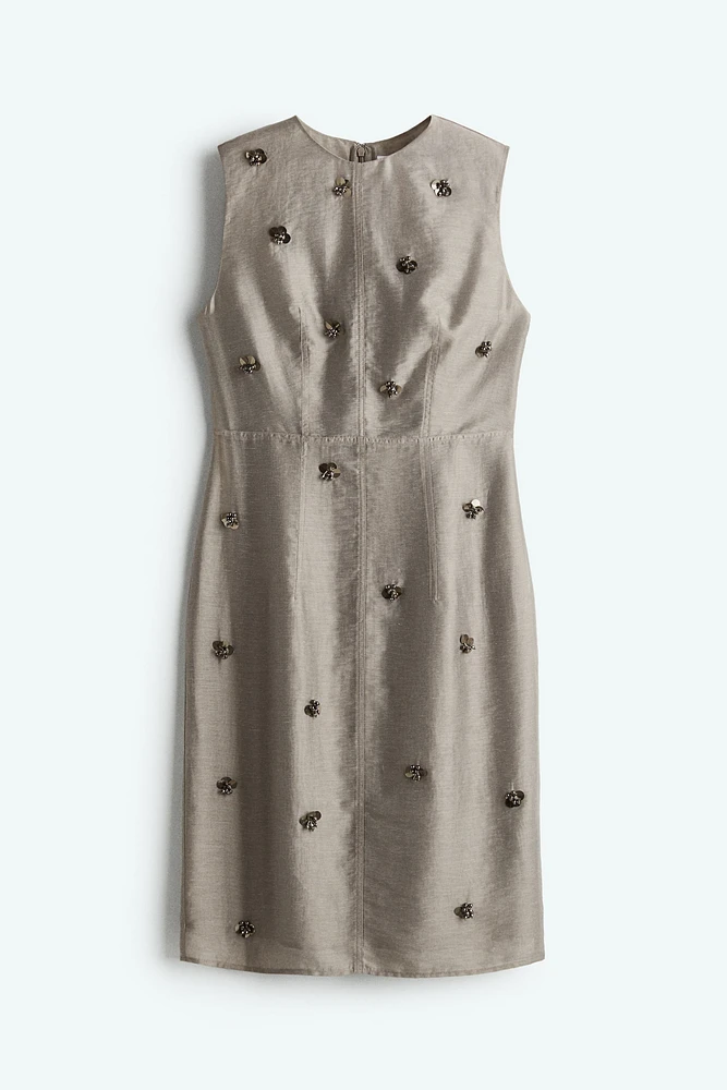 Embellished Pencil Dress