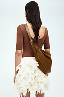 Ballerina-Neckline Top