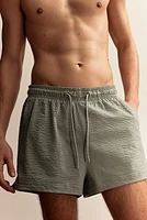 Seersucker Swim Shorts