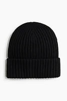 Rib-Knit Beanie