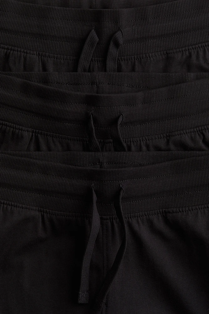 Lot de 3 pantalons jogging en jersey coton