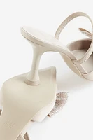 Bow-detail Slingbacks