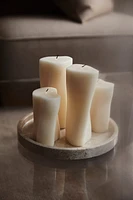 Asymmetric Pillar Candle