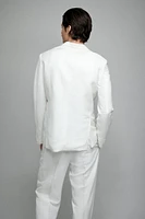 Regular-Fit Linen-Blend Jacket