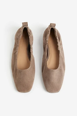 Suede Flats