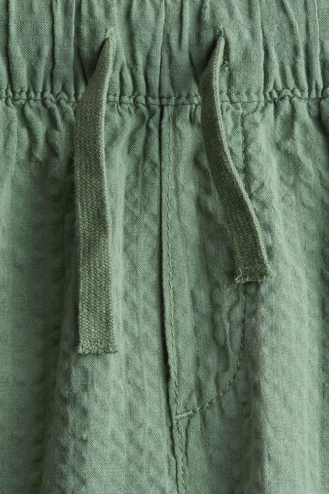 Cotton Seersucker Pants