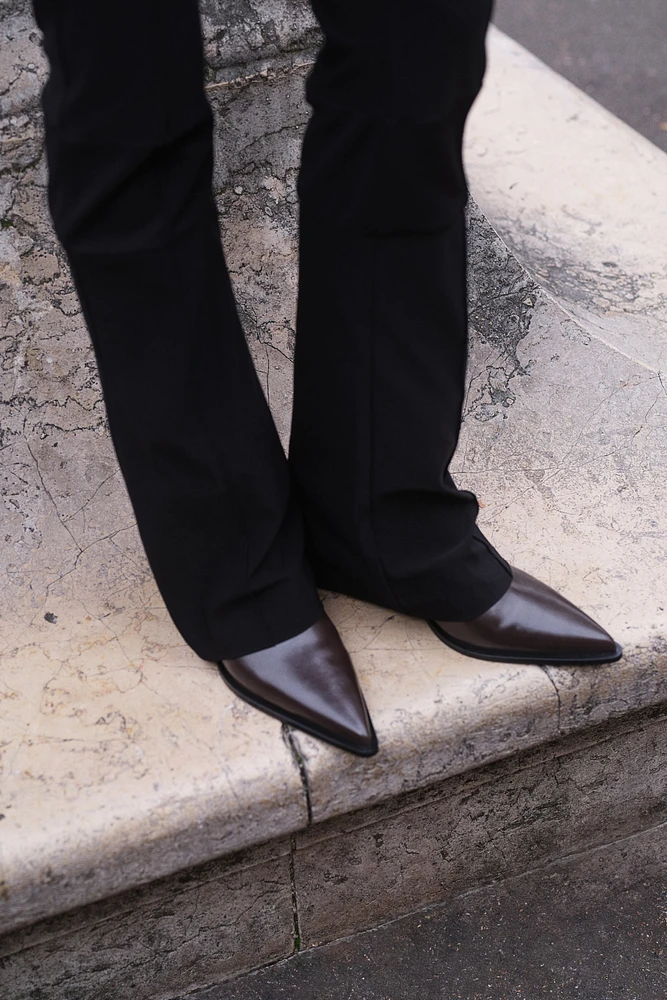 Pantalon habillé évasé
