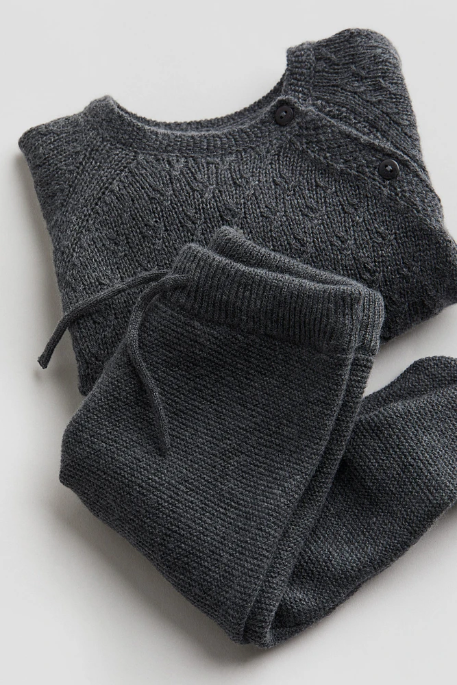 2-piece Cashmere-Blend Set