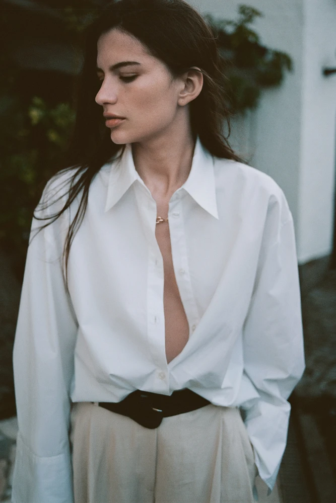 Wide-Leg Pants with Belt