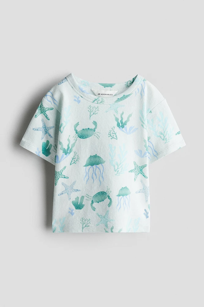 T-shirt en coton éponge