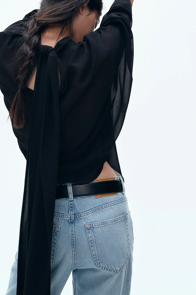 Wide High Jeans