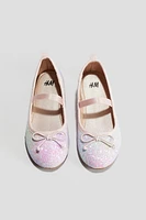 Glittery Ballet Flats