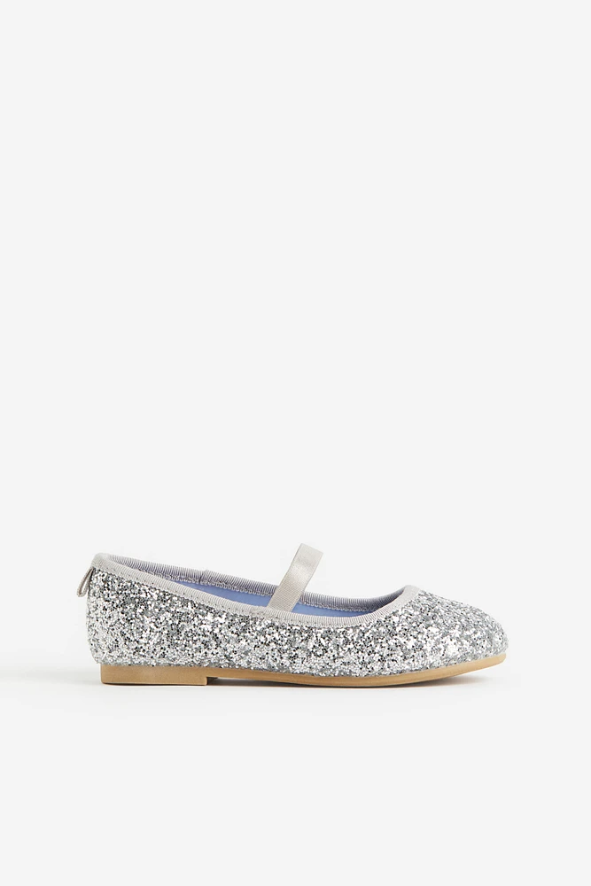 Glittery Ballet Flats