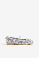 Glittery Ballet Flats