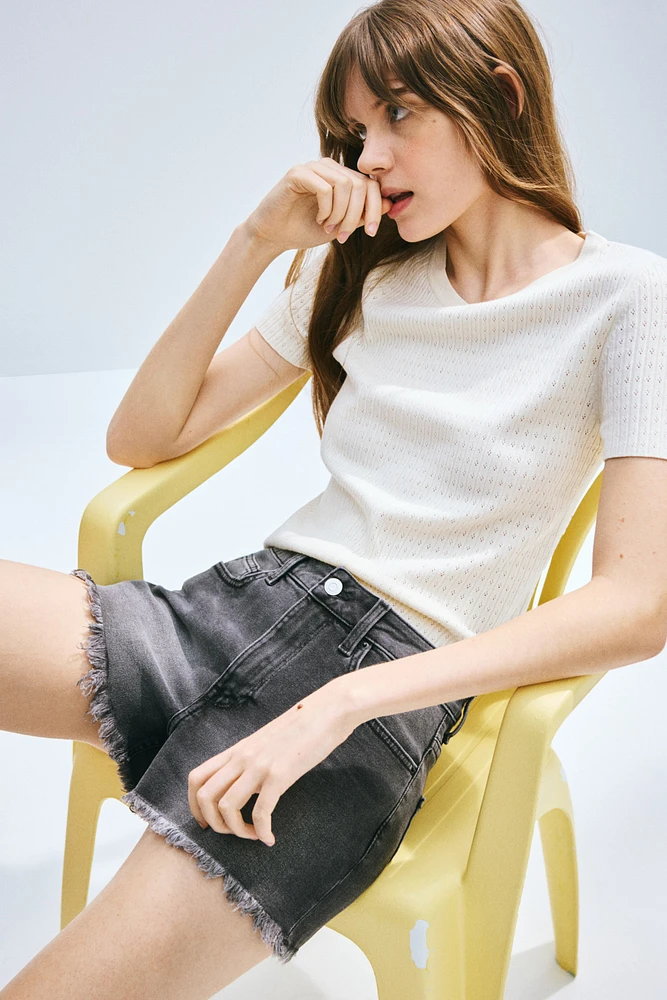 High Denim shorts