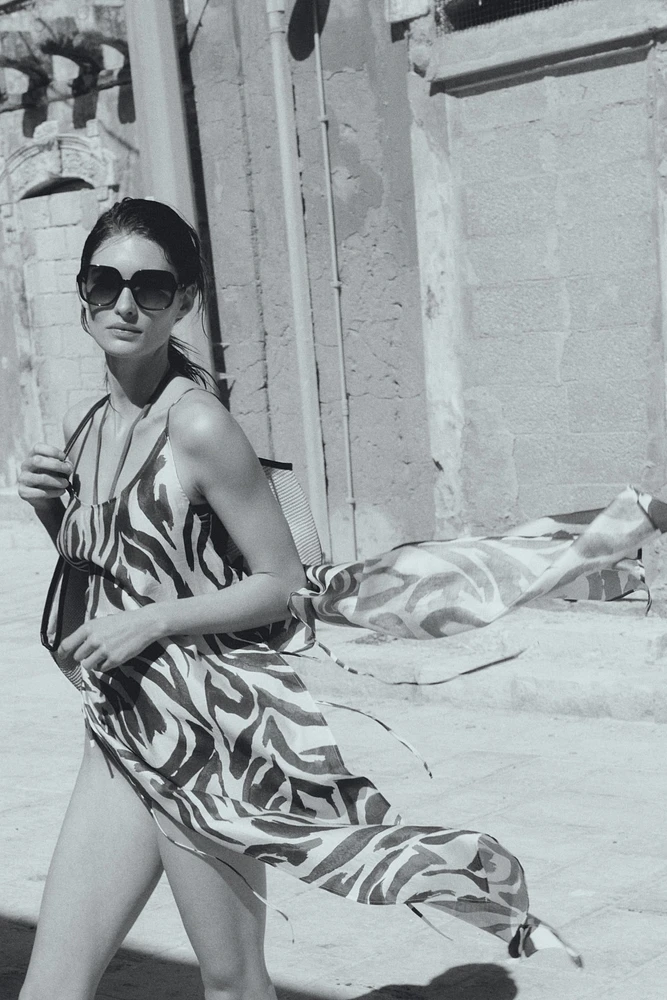 Scoop-Back Beach Dress