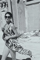 Scoop-Back Beach Dress