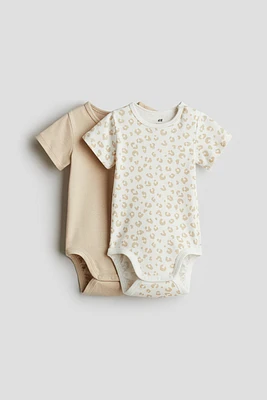 2-pack Short-sleeved Bodysuits