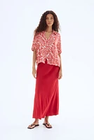 Crinkled Viscose Shirt