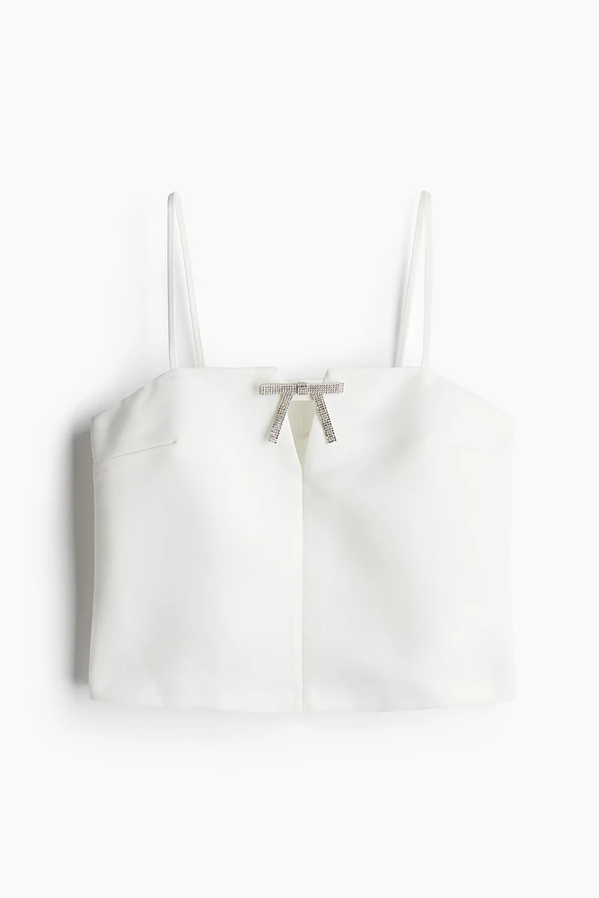 Bow-Detail Camisole Top