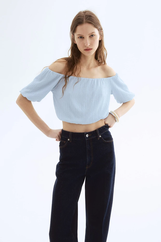 Off-the-Shoulder Crop Top