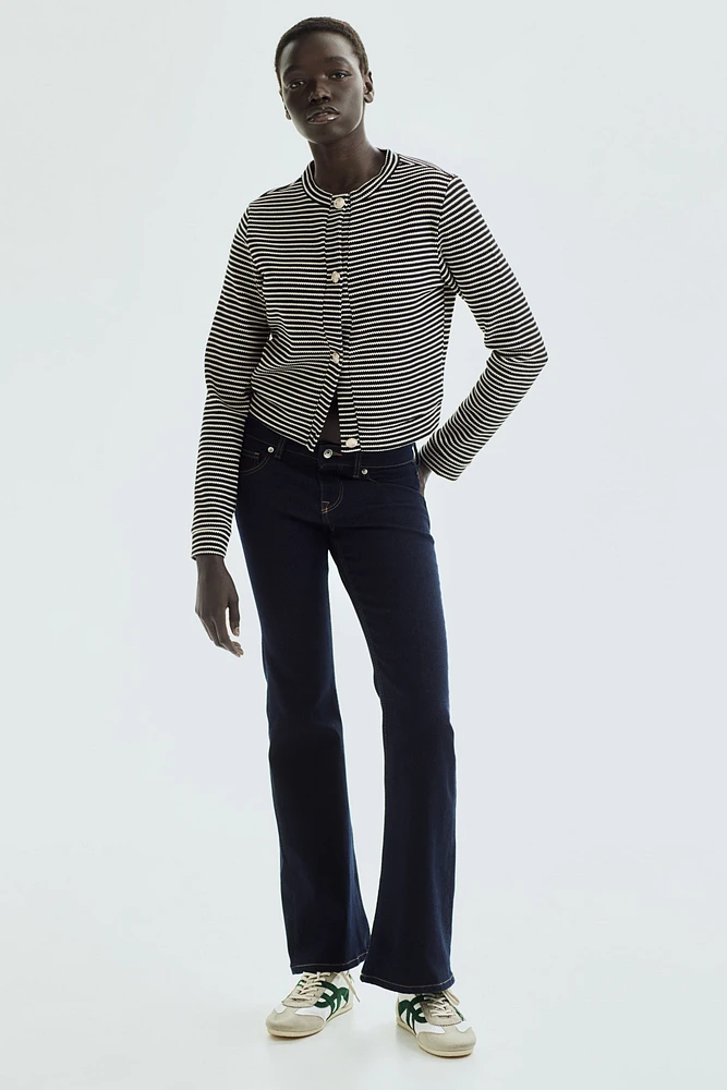 Textured Jersey Cardigan