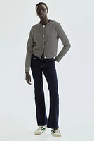 Textured Jersey Cardigan