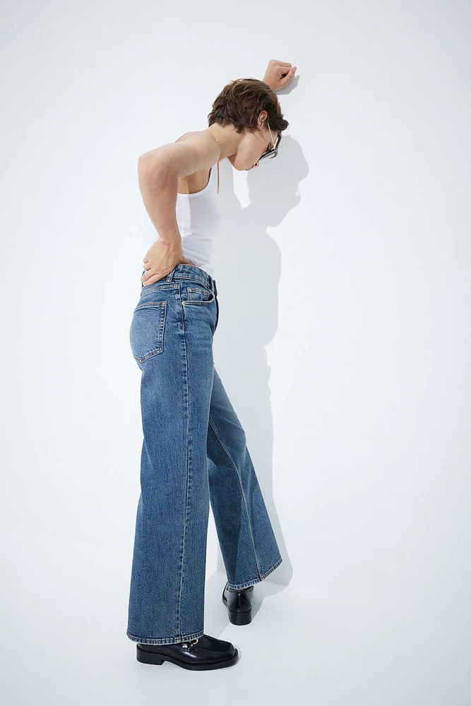 Wide High Jeans