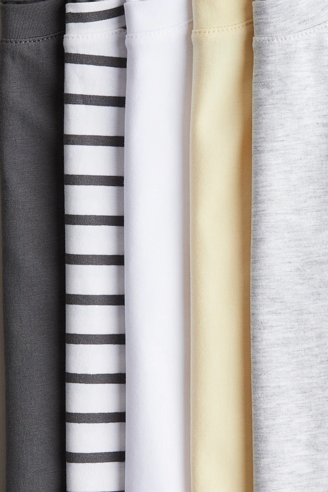 Lot de 5 hauts en jersey coton