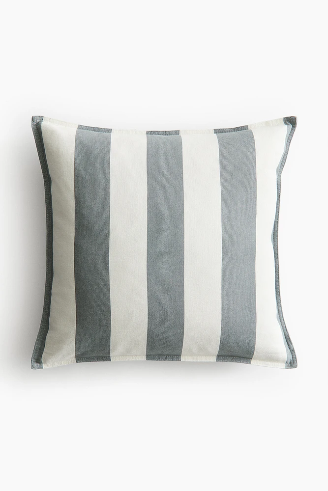 Housse de coussin en lin mélangé
