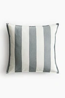 Housse de coussin en lin mélangé