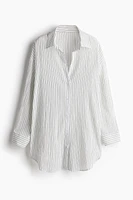 Longue chemise en coton