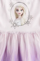 Printed Tulle-Skirt Dress